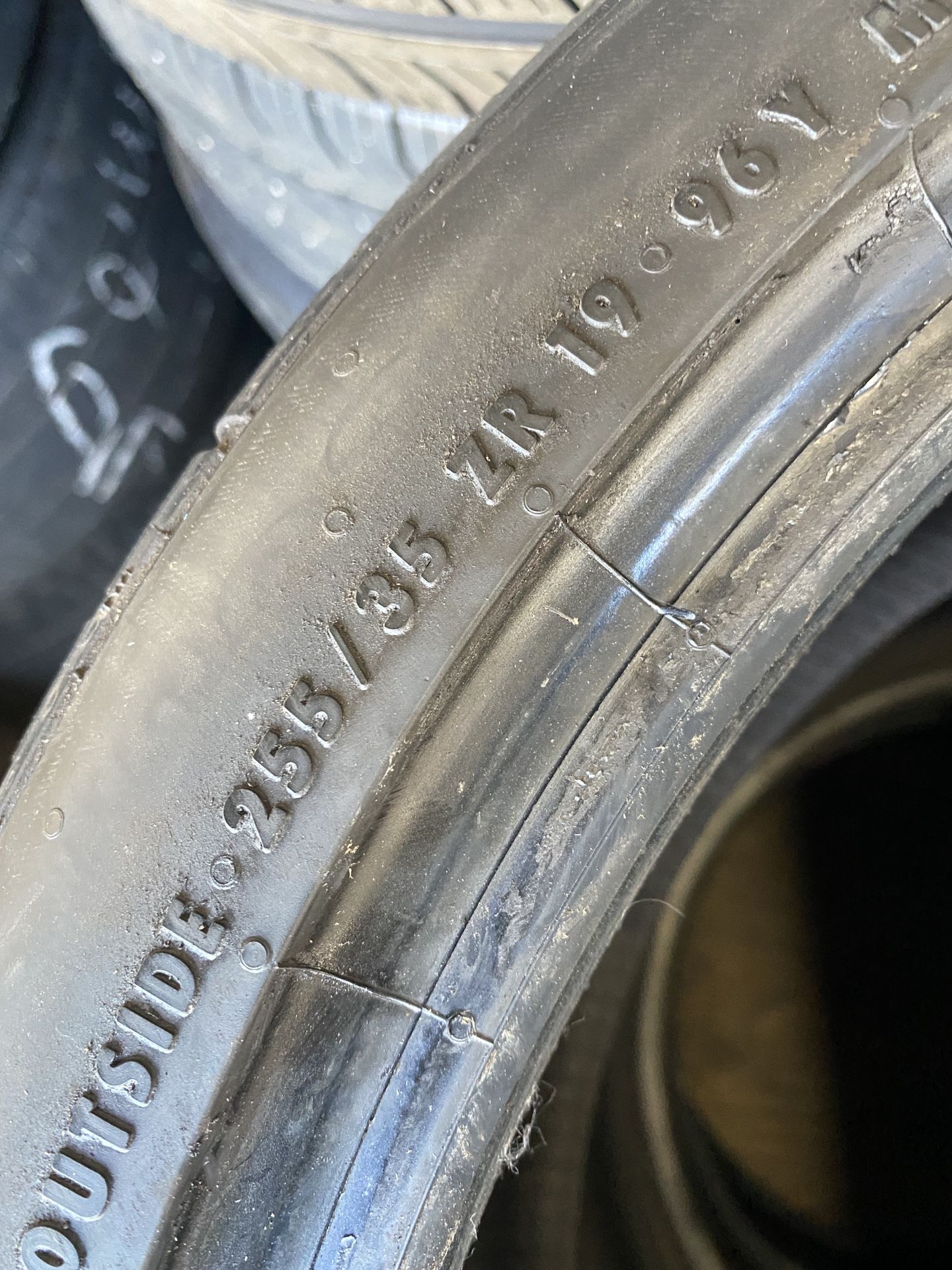 255/35/19 Continental (2 Tires) $125.00/ Both