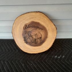 Tree Bark Footed Server 