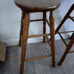 Wooden Bar Stool