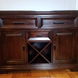 Bobs Discount Furniture - Dining Room Server with Wine Rack