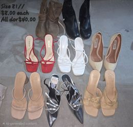 Heels, Sandals and boots