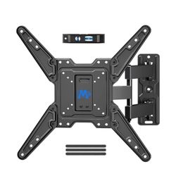 Mounting Dream UL Listed TV Wall Mount for Most 26-55 Inch TVs, Full Motion TV Mount with Perfect Center Design, Articulating Wall Mount TV Bracket Sw