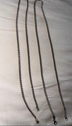 Jaxxon Silver Rope Chain 22 Inch (2 Of Them)