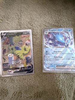 Full Art Tyranitar V/ Kingdra EX