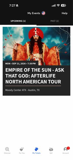 EMPIRE OF THE SUN tickets