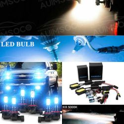LED headlight kit -*scion tc Nissan Frontier Altima any truck bike chevy Truck H11 H13 lights * NEW HID CONVERSION KIT