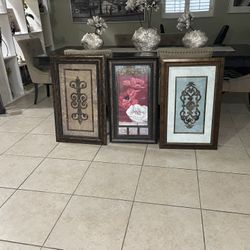 3 Decor Paintings 