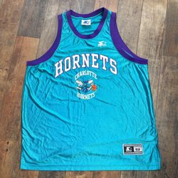 RARE Vintage Charlotte Hornets Basketball Jersey 
