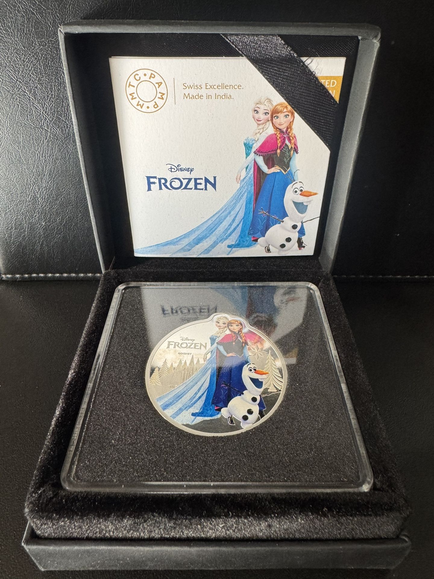 2022 Pamp Disney Frozen 1 oz .999 Fine Silver Proof Coin with Box & COA