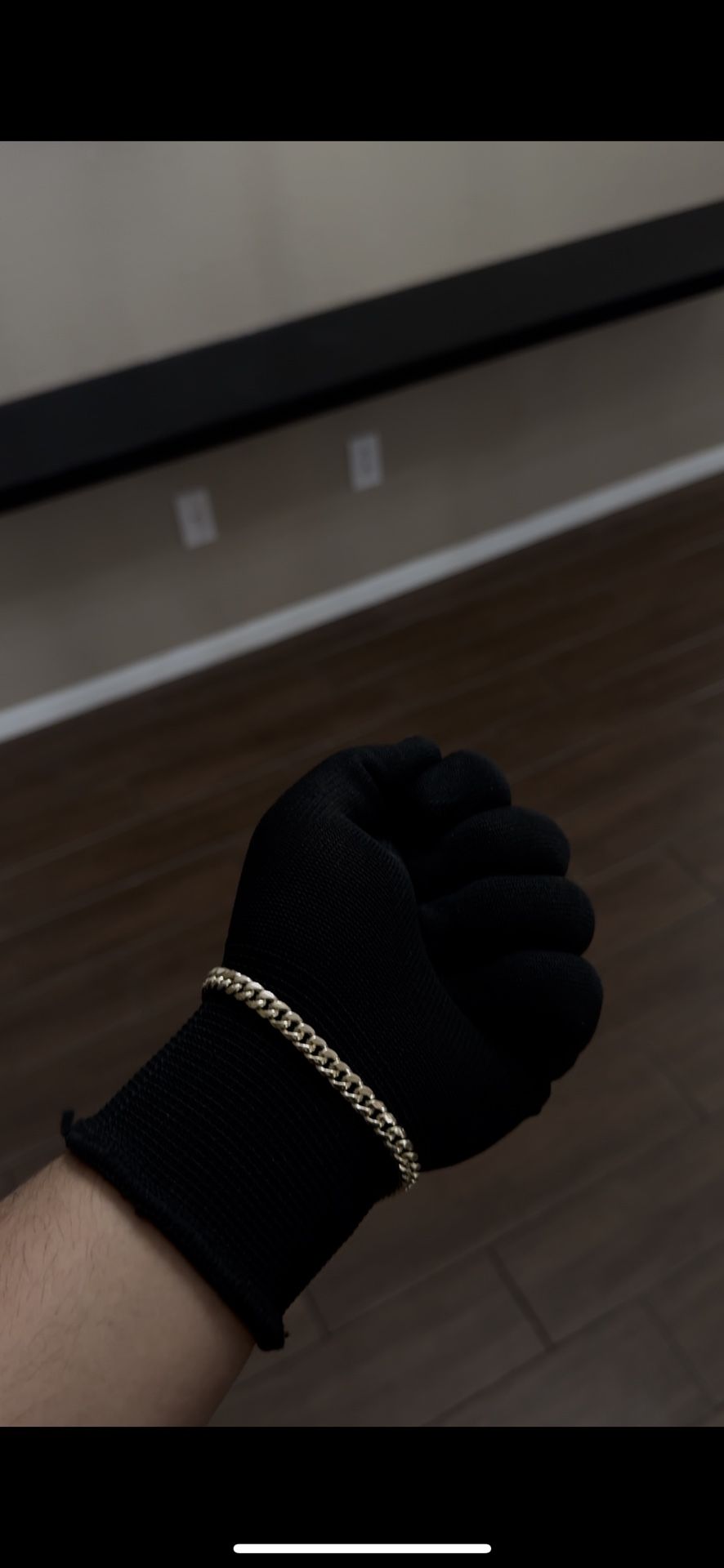 7.5G/10K/720$/thick Cuban bracelet