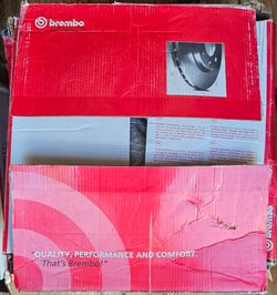 New Disc Brake Rotor-Premium UV Coated OE Equivalent Rotor Rear Brembo 08.A759.11