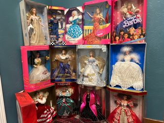 13 Barbie dolls