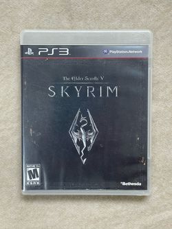 Elder Scrolls V Skyrim - PS3 - Like New- With Map
