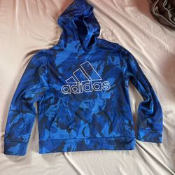 Adidas Blue Camo Hoodie
