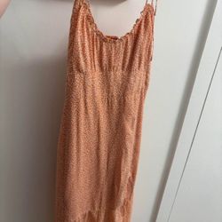 Abercrombie & Fitch Tie-strap Ruched Midi Dress