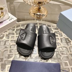 Prada Men’s Slides With Box 2026 New