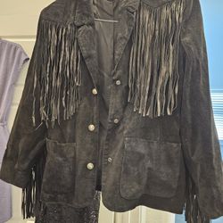 Suede And Leather Rodeo With Frindge