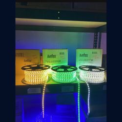 Starting 16ft $18, 26ft $25, 32Ft $28, 50ft $35, 100Ft $55 Indoor/outdoor Waterproof Strip Lights (while Supplies Last)