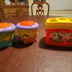 Fisher Price Drums & Shape Box