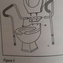 Toilet Safety Frame Grab Rail