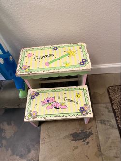 Princess in training stool