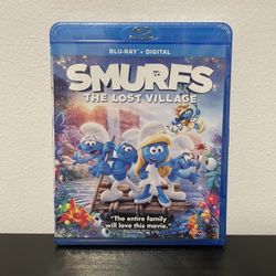 Smurfs The Lost Village Blu-Ray Movie NEW SEALED Animated Kids Sony 2017