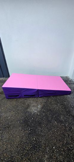 Pink and Purple Folding Gymnastics Mat