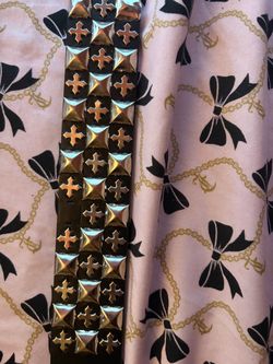 Hot topic metal studded belt