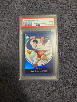 PSA 9 One Piece Don!! Card Dodgers x One Piece Night