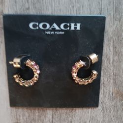 New Coach Earrings