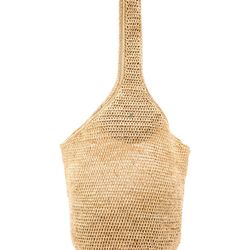 Helen Kaminski Woven Raffia Hobo Bag 