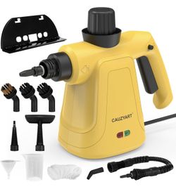 NEW Steam Cleaner for Home, Cauzyart Pressurized HandHeld Steamer for Cleaning with 11pcs Accessories and Safety Lock, Multi-Purpose Steamer for Bathr