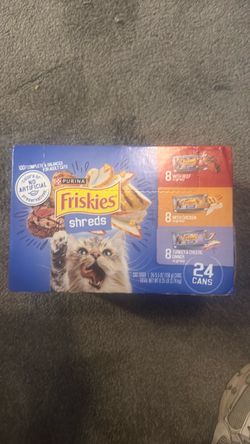 Purina Friskies Shreds Wet Cat Food 24-Can Variety Pack