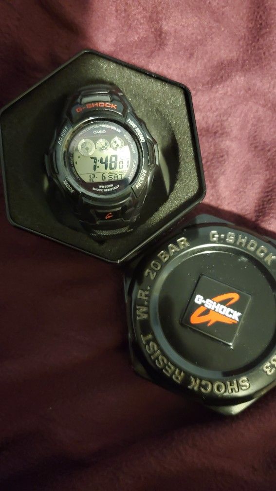 Casio Tough Solar G-shock Men's 46mm Watch Atomic/radio https://offerup.com/redirect/?o=Q29udHJvbC5OZXc= Japanese battery+Box No Paper. Good Condition