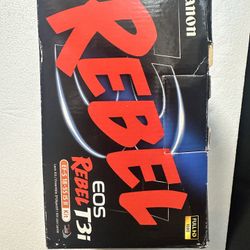Canon EOS Rebel T3i  Camera + Lens in Original Box! with Receipt! Case Bag