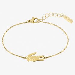 Lacoste gold crocodile bracelet  Brand new! No box
