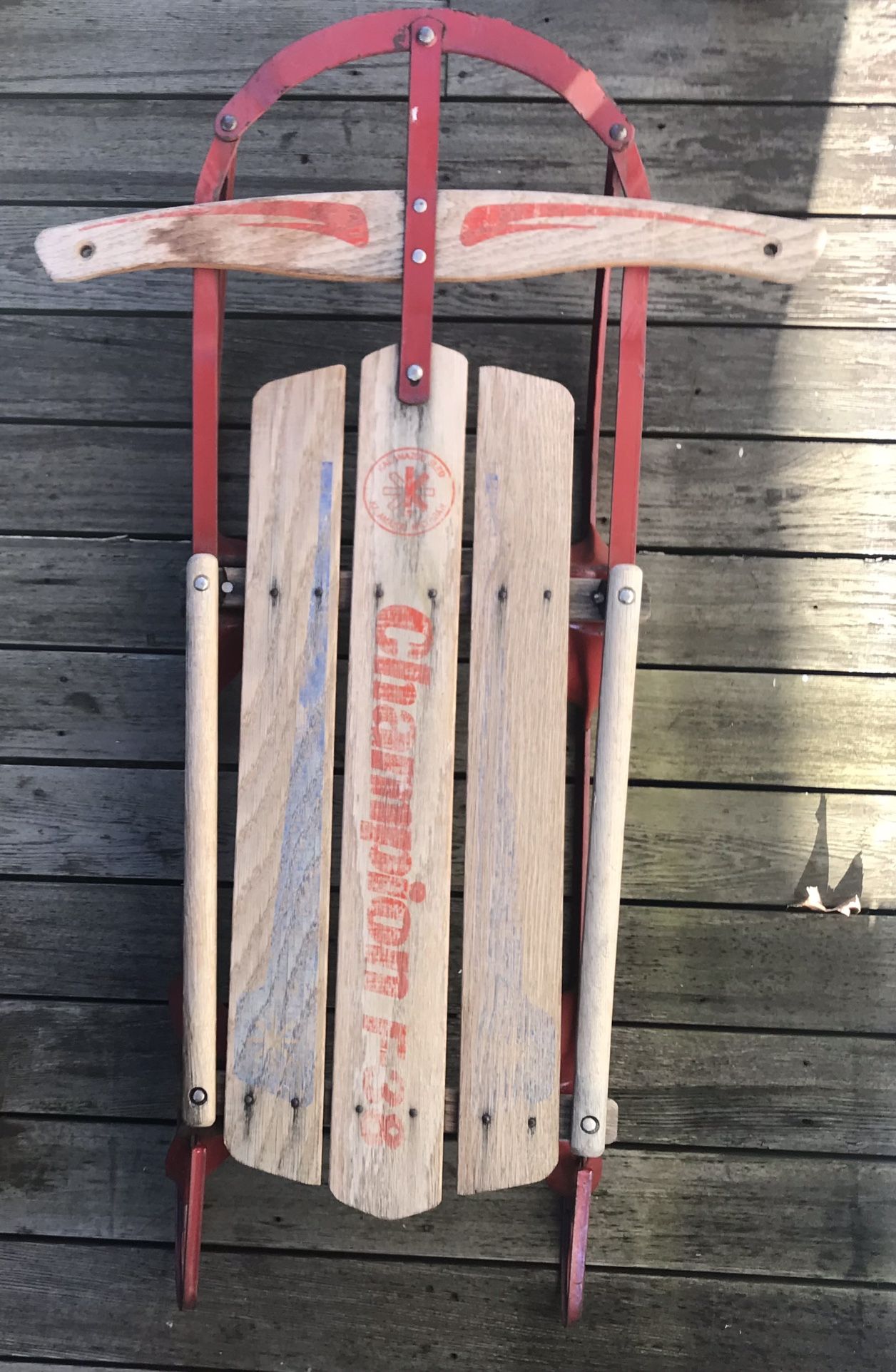 Snow Sled Champion 1960’s