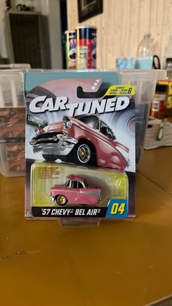 Car tuned 57 Chevy bel air series 6 diecast