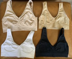 4 Comfort Sport Bras Size Large. 