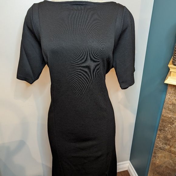 eck Bodycon Dress black size 3x