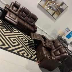 Backtrack Power Reclining Sofa and Loveseat