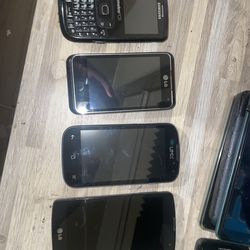 LG, LG, Samsung, and UMI cell phones