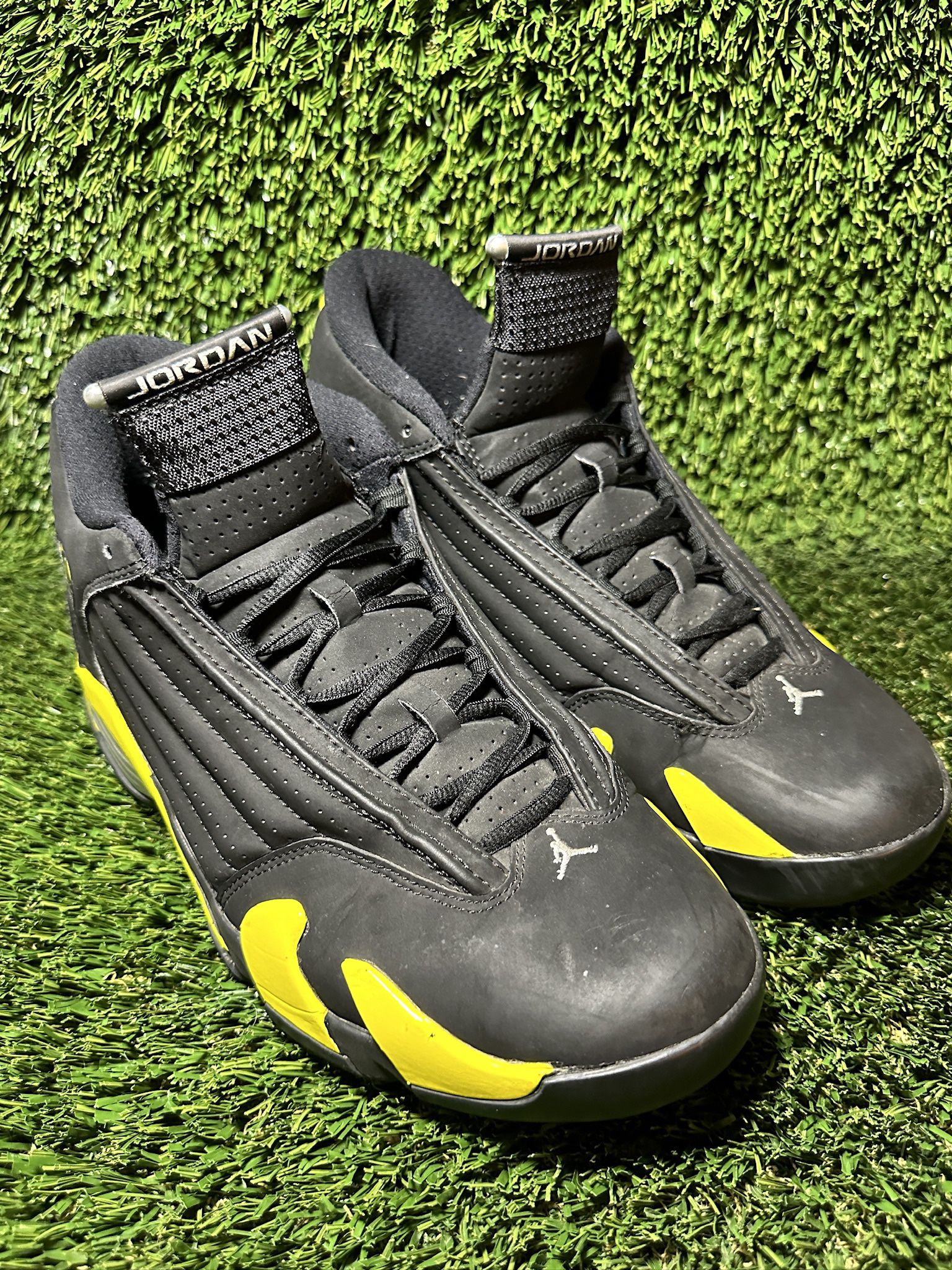 Nike Air Jordan Retro 14 Thunder 2014 Men’s Size 11.5 Basketball Shoes 