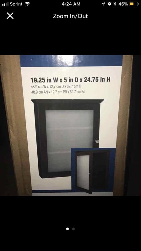 Java 19.25in Medicine Cabinet
