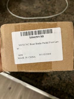 Rear Brake foot pedal