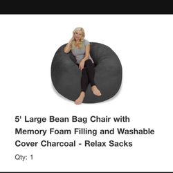 FLASH SALE: 5ft bean bag