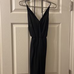 Sleek Black Cocktail Dress