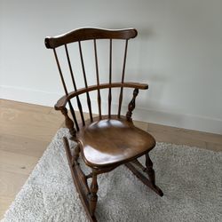 Antique All Wood Rocking Chair