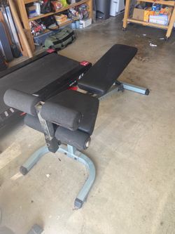 Heavy duty workout bench