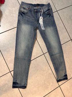 Purple jeans